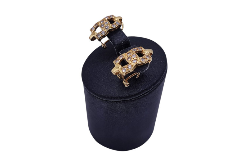 Pendiente de oro de 18k. de segunda mano. Joyería de ocasión | ROYALHYSTERIA