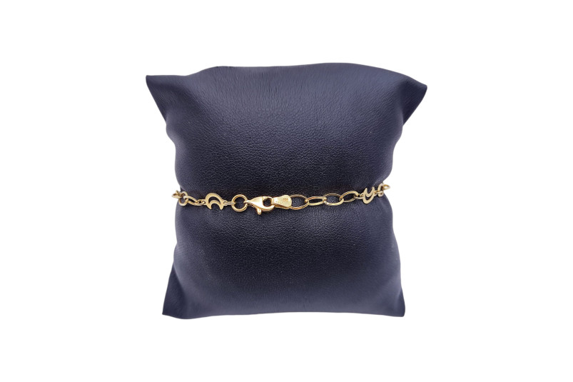 Pulsera de oro de 18k. de segunda mano. Joyería de ocasión | ROYALHYSTERIA