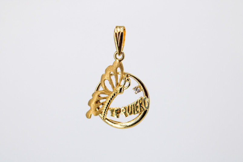Colgante de oro de 18k. de segunda mano. Joyería de ocasión | ROYALHYSTERIA