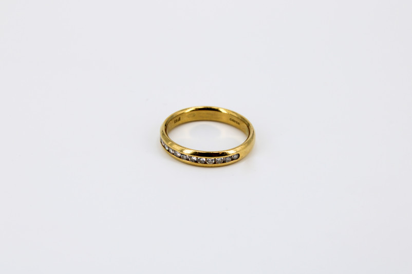 Alianza de oro de 18k. de segunda mano. Joyería de ocasión | ROYALHYSTERIA