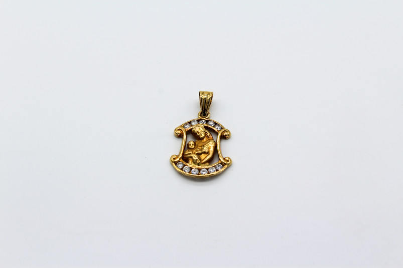 Colgante de oro de 18k. de segunda mano. Joyería de ocasión | ROYALHYSTERIA