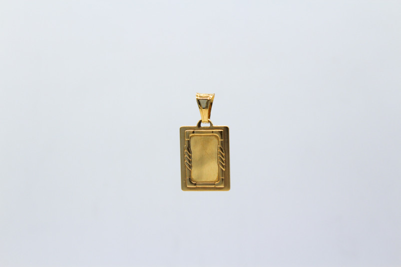 Medalla de oro de 18k. de segunda mano. Joyería de ocasión | ROYALHYSTERIA