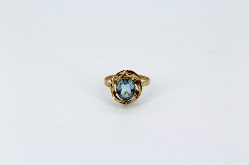 Solitario de oro de 18k. de segunda mano. Joyería de ocasión | ROYALHYSTERIA