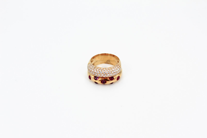 Anillo de oro de 18k. de segunda mano. Joyería de ocasión | ROYALHYSTERIA