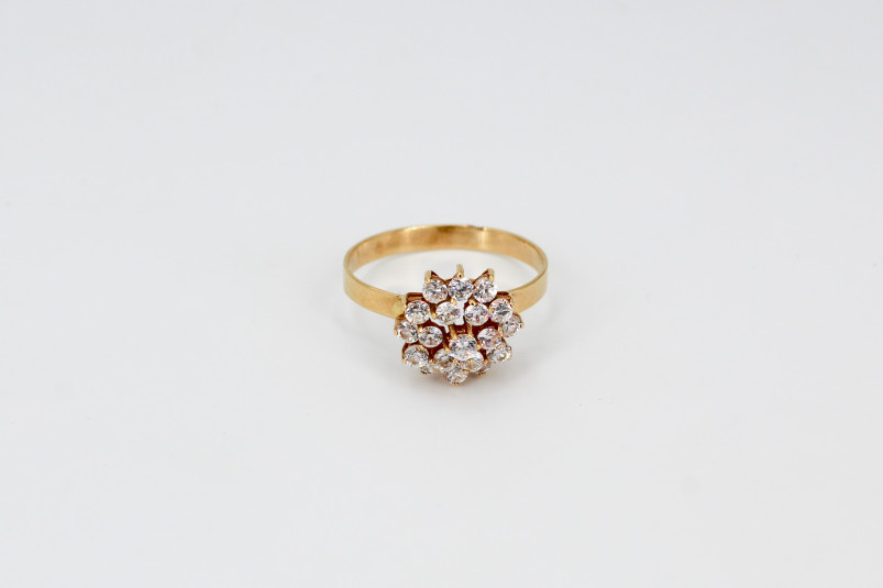 Anillo de oro de 18k. de segunda mano. Joyería de ocasión | ROYALHYSTERIA