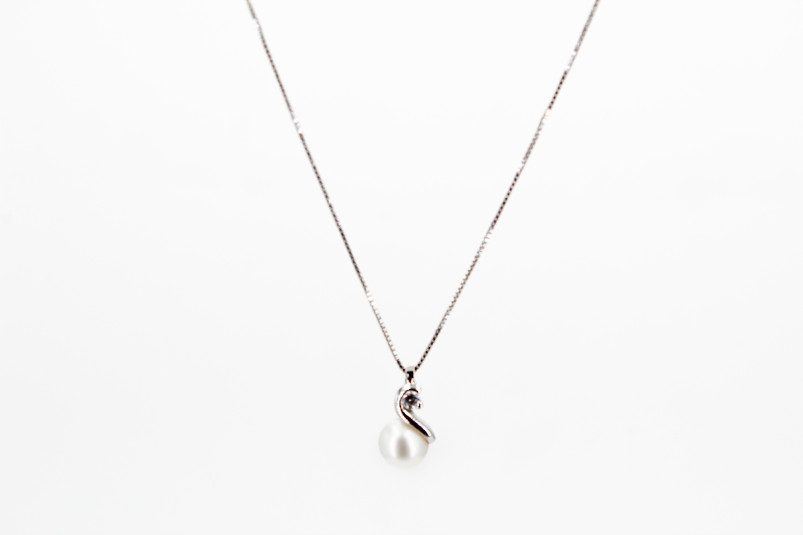 Cadena de oro blanco de 18k. de segunda mano. Joyería de ocasión | ROYALHYSTERIA