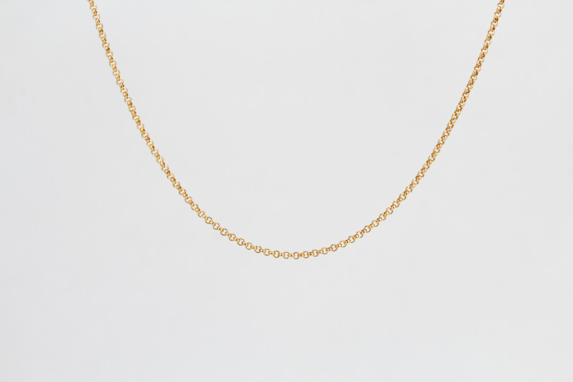 Gargantilla de oro de 18k. de segunda mano. Joyería de ocasión | ROYALHYSTERIA
