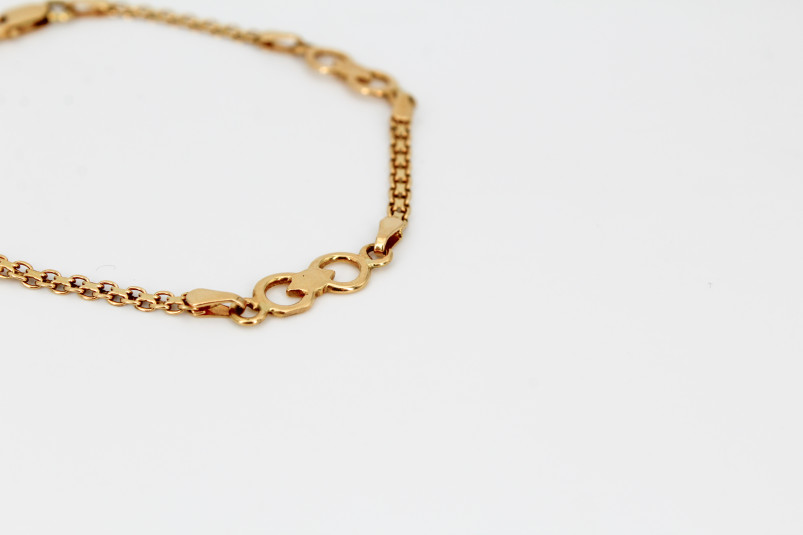 Pulsera de oro de 18k. de segunda mano. Joyería de ocasión | ROYALHYSTERIA