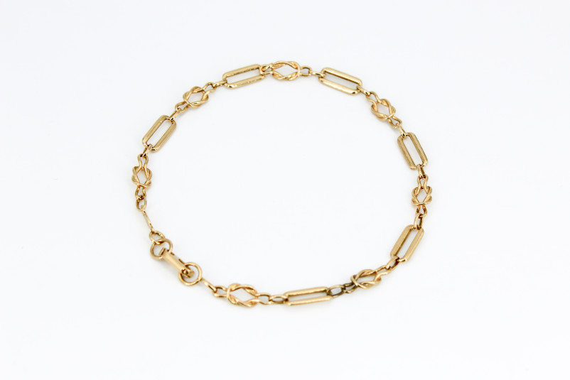 Pulsera de oro de 18k. de segunda mano. Joyería de ocasión | ROYALHYSTERIA