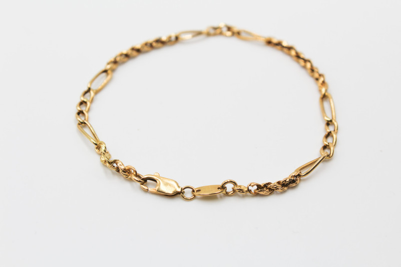 Pulsera de oro de 18k. de segunda mano. Joyería de ocasión | ROYALHYSTERIA