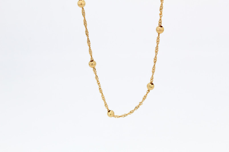 Cadena de oro de 18k. de segunda mano. Joyería de ocasión | ROYALHYSTERIA