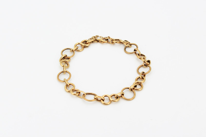 Pulsera de oro de 18k. de segunda mano. Joyería de ocasión | ROYALHYSTERIA