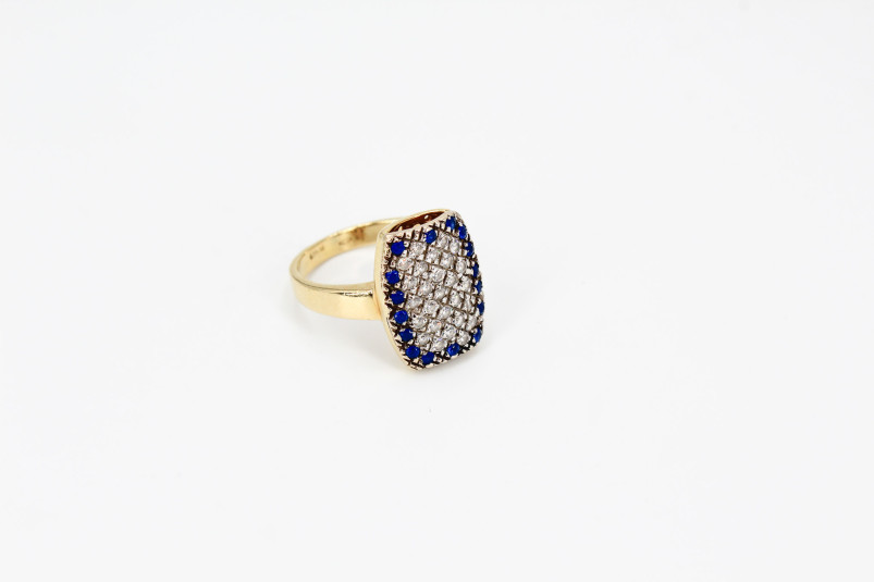Anillo de oro de 18k. de segunda mano. Joyería de ocasión | ROYALHYSTERIA