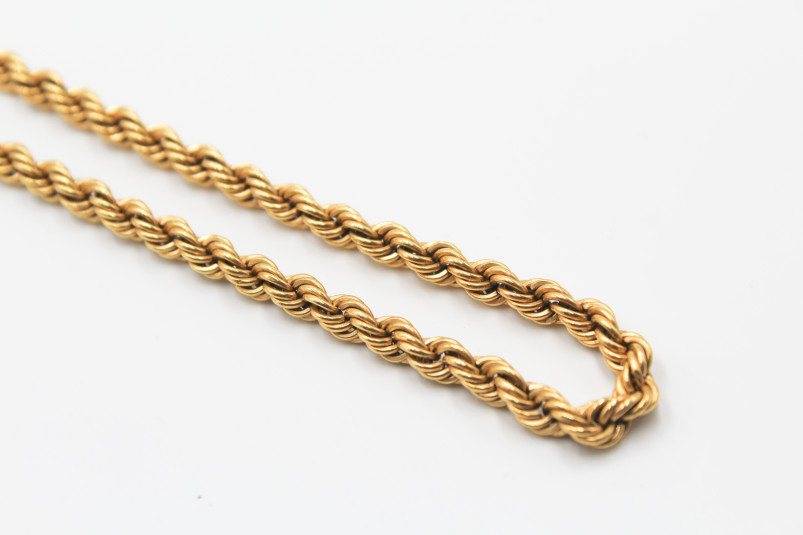 Cadena de oro de 18k. de segunda mano. Joyería de ocasión | ROYALHYSTERIA