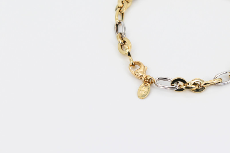 Pulsera de oro de 18k. de segunda mano. Joyería de ocasión | ROYALHYSTERIA