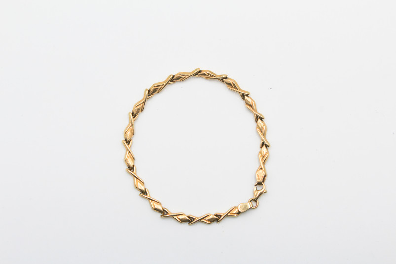 Pulsera de oro de 18k. de segunda mano. Joyería de ocasión | ROYALHYSTERIA