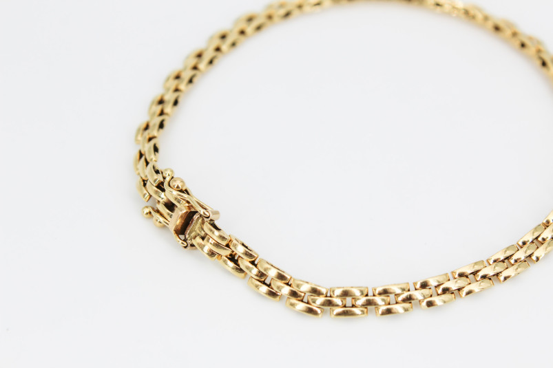 Pulsera de oro de 18k. de segunda mano. Joyería de ocasión | ROYALHYSTERIA