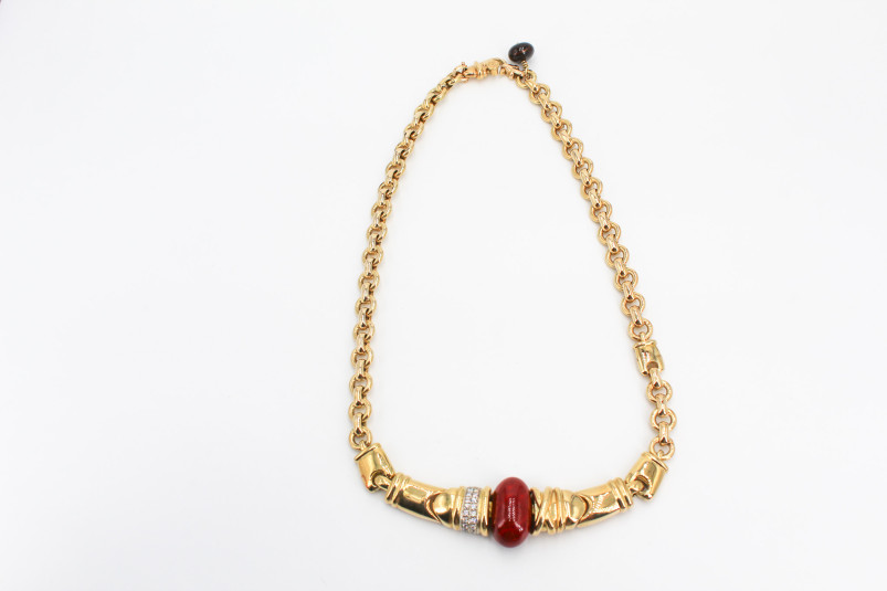 Collar de oro de 18k. de segunda mano. Joyería de ocasión | ROYALHYSTERIA