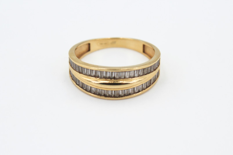 Anillo de oro de 18k. de segunda mano. Joyería de ocasión | ROYALHYSTERIA