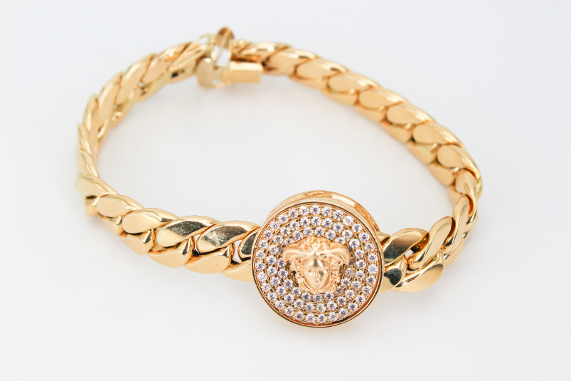 Pulsera de oro de 18k. de segunda mano. Joyería de ocasión | ROYALHYSTERIA