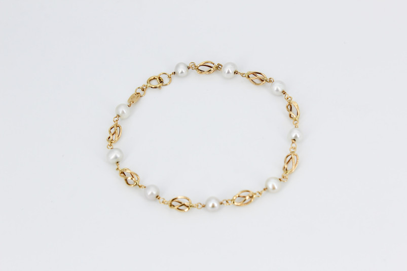 Pulsera de oro de 18k. de segunda mano. Joyería de ocasión | ROYALHYSTERIA
