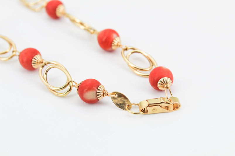 Collar de oro de 18k. de segunda mano. Joyería de ocasión | ROYALHYSTERIA