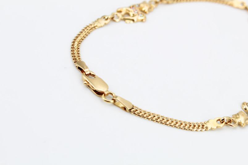 Pulsera de oro de 18k. de segunda mano. Joyería de ocasión | ROYALHYSTERIA
