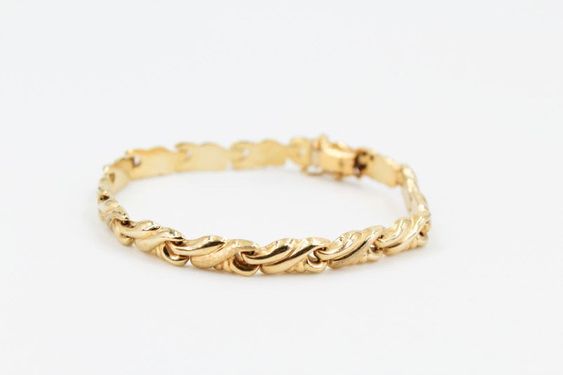 Pulsera de oro de 18k. de segunda mano. Joyería de ocasión | ROYALHYSTERIA