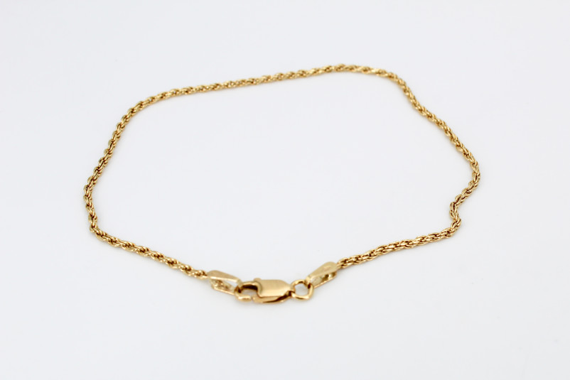 Pulsera de oro de 18k. de segunda mano. Joyería de ocasión | ROYALHYSTERIA