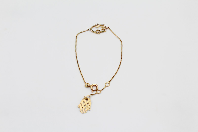 Pulsera de oro de 18k. de segunda mano. Joyería de ocasión | ROYALHYSTERIA