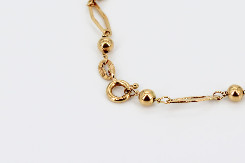 Pulsera de oro de 18k. de segunda mano. Joyería de ocasión | ROYALHYSTERIA