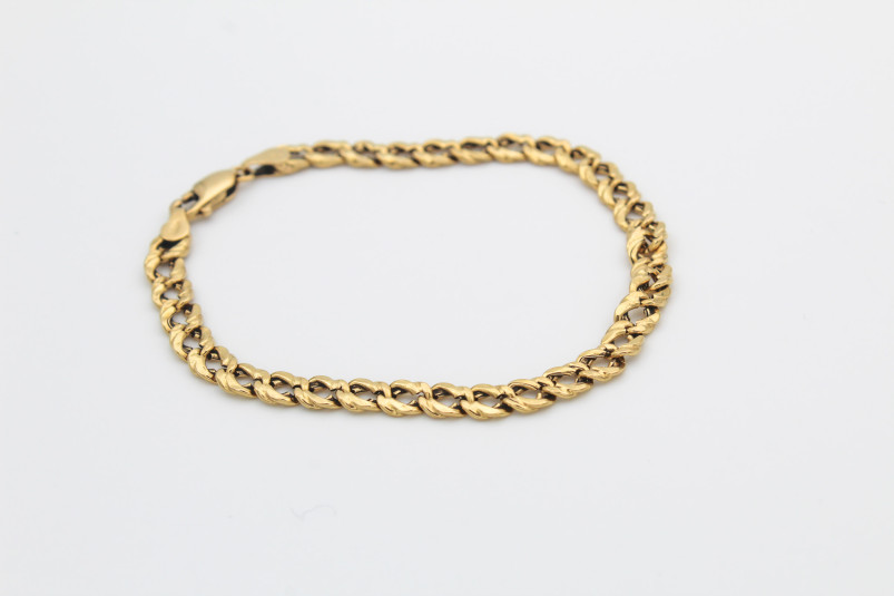 Pulsera de oro de 18k. de segunda mano. Joyería de ocasión | ROYALHYSTERIA