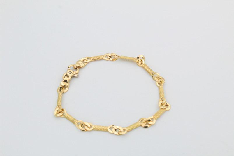 Pulsera de oro de 18k. de segunda mano. Joyería de ocasión | ROYALHYSTERIA