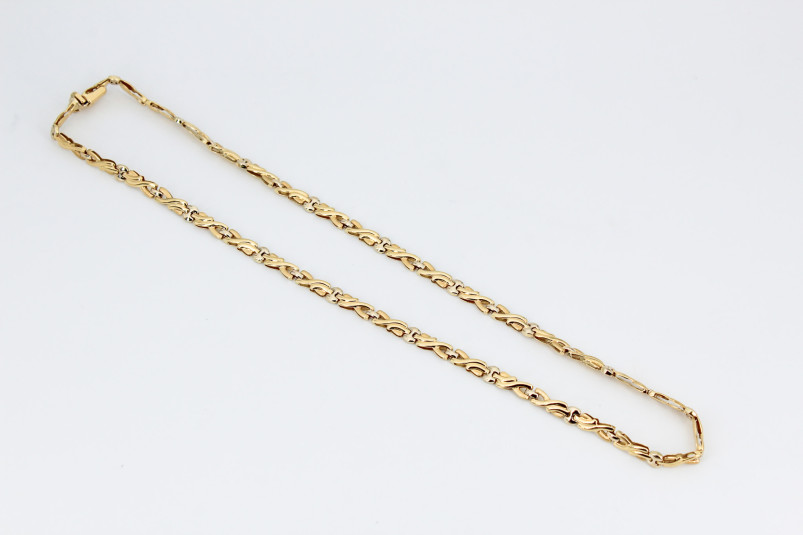 Gargantilla de oro de 18k. de segunda mano. Joyería de ocasión | ROYALHYSTERIA