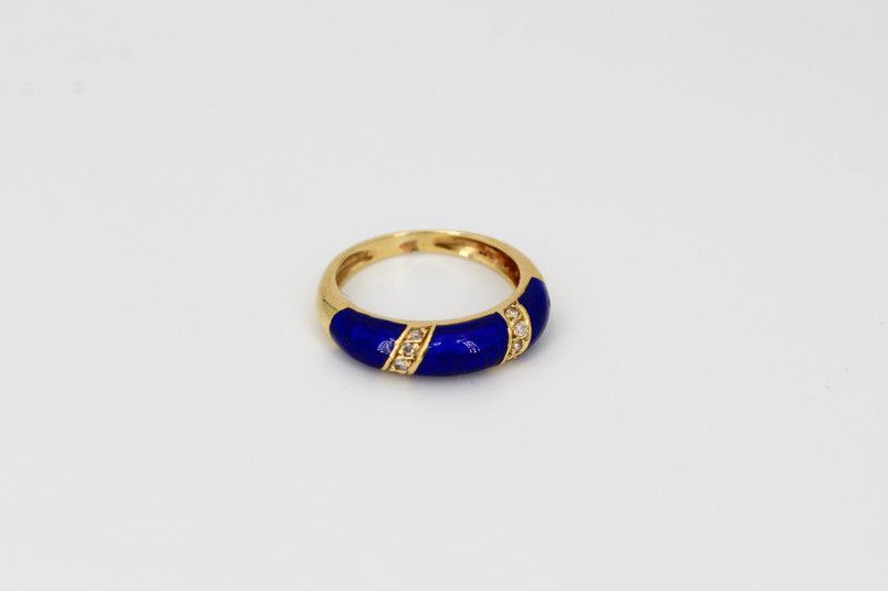 Anillo de oro de 18k. de segunda mano. Joyería de ocasión | ROYALHYSTERIA