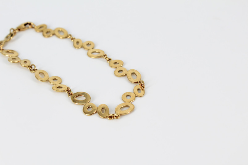 Pulsera de oro de 18k. de segunda mano. Joyería de ocasión | ROYALHYSTERIA