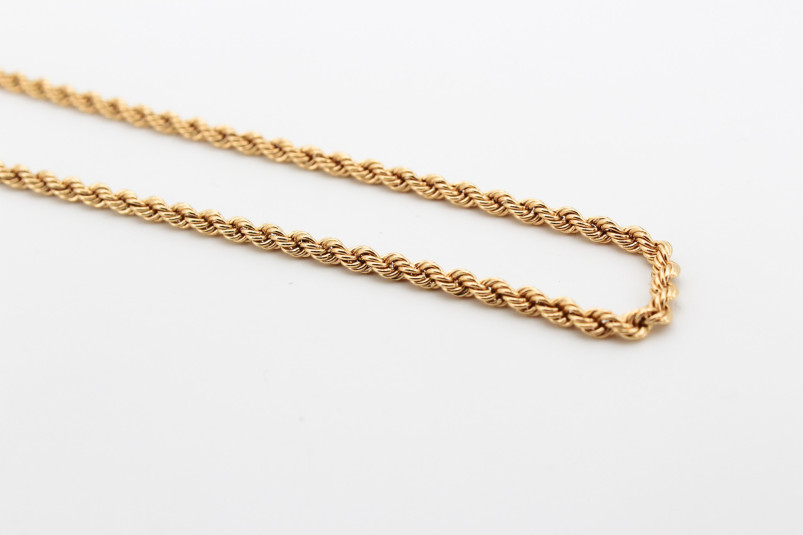 Cadena de oro de 18k. de segunda mano. Joyería de ocasión | ROYALHYSTERIA