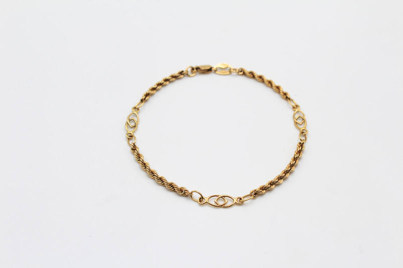 Pulsera de oro de 18k. de segunda mano. Joyería de ocasión | ROYALHYSTERIA
