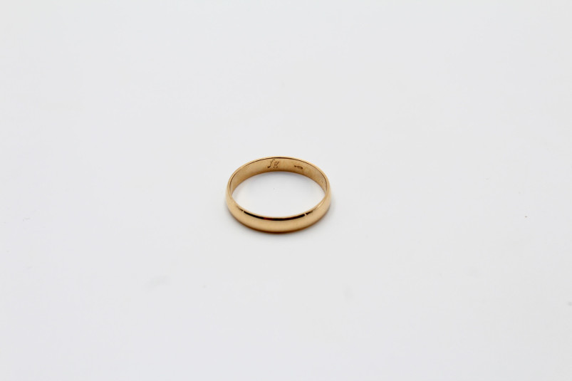 Alianza de oro de 18k. de segunda mano. Joyería de ocasión | ROYALHYSTERIA
