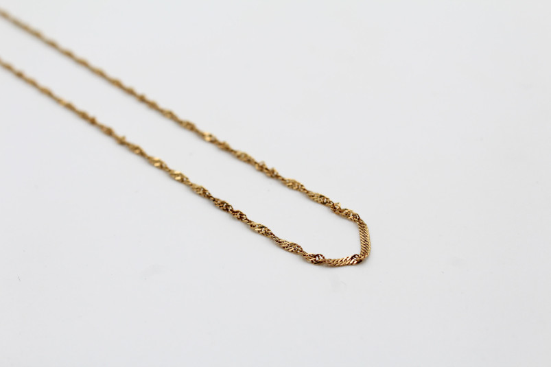 Cadena de oro de 18k. de segunda mano. Joyería de ocasión | ROYALHYSTERIA
