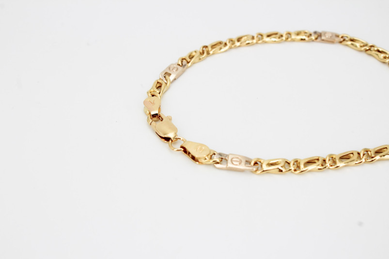 Pulsera de oro de 18k. de segunda mano. Joyería de ocasión | ROYALHYSTERIA