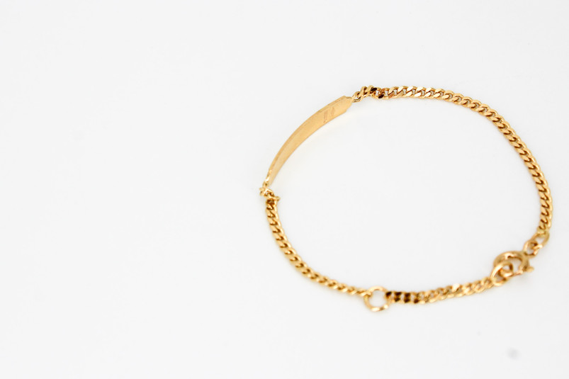Esclava de oro de 18k. de segunda mano. Joyería de ocasión | ROYALHYSTERIA