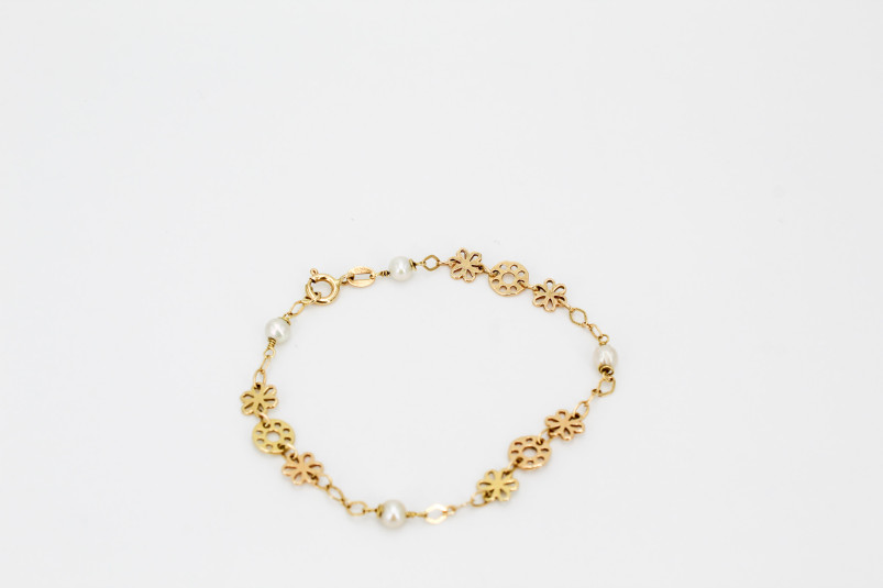 Pulsera de oro de 18k. de segunda mano. Joyería de ocasión | ROYALHYSTERIA