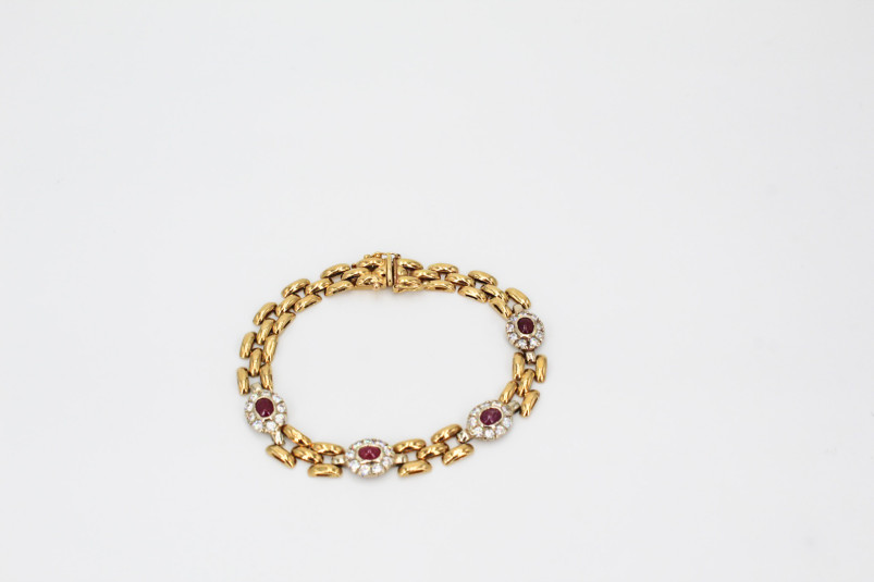 Pulsera de oro de 18k. de segunda mano. Joyería de ocasión | ROYALHYSTERIA