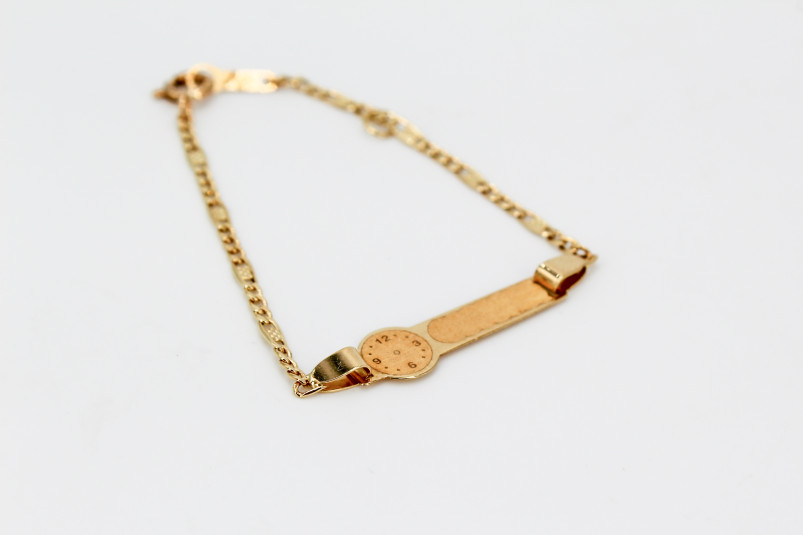 Esclava de oro de 18k. de segunda mano. Joyería de ocasión | ROYALHYSTERIA