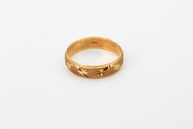 Alianza de oro de 18k. de segunda mano. Joyería de ocasión | ROYALHYSTERIA