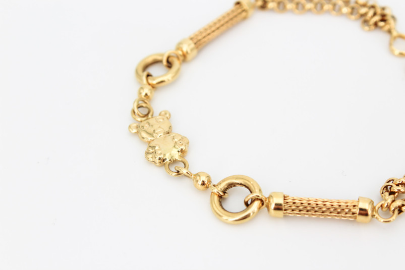 Pulsera de oro de 18k. de segunda mano. Joyería de ocasión | ROYALHYSTERIA