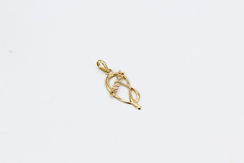 Colgante de oro de 18k. de segunda mano. Joyería de ocasión | ROYALHYSTERIA