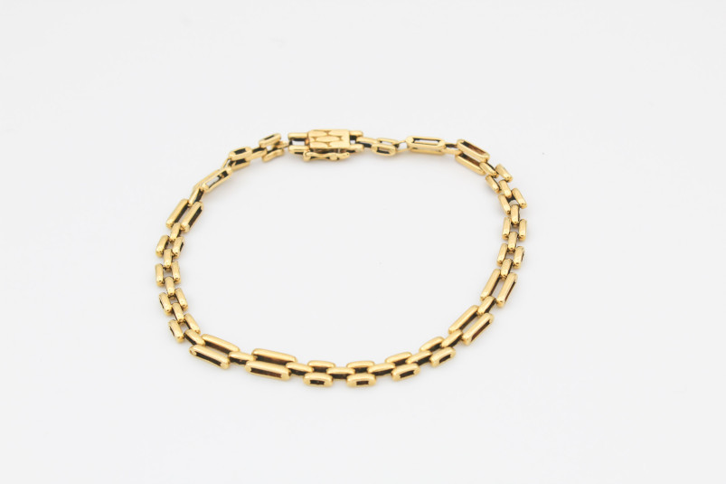 Pulsera de oro de 18k. de segunda mano. Joyería de ocasión | ROYALHYSTERIA