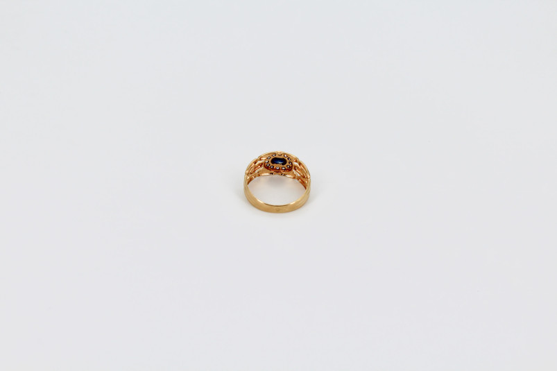 Anillo de oro de 18k. de segunda mano. Joyería de ocasión | ROYALHYSTERIA